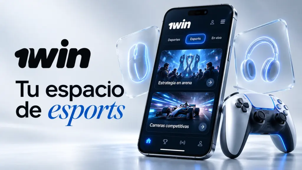 Ilustración de deportes de 1win para México