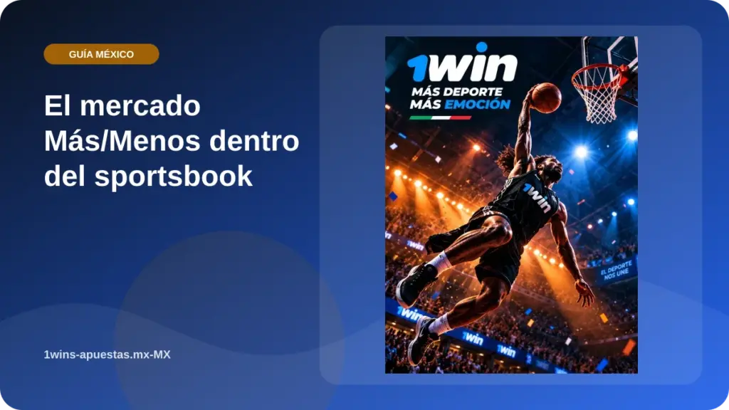 El mercado Más/Menos dentro del sportsbook illustration