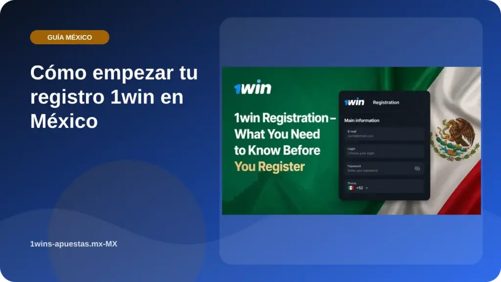 Cómo empezar tu registro 1win en México illustration