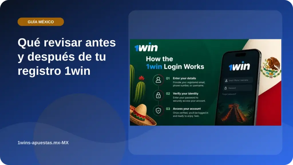 Qué revisar antes y después de tu registro 1win illustration